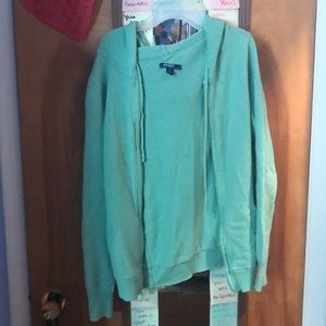 Light blue zip up jacket